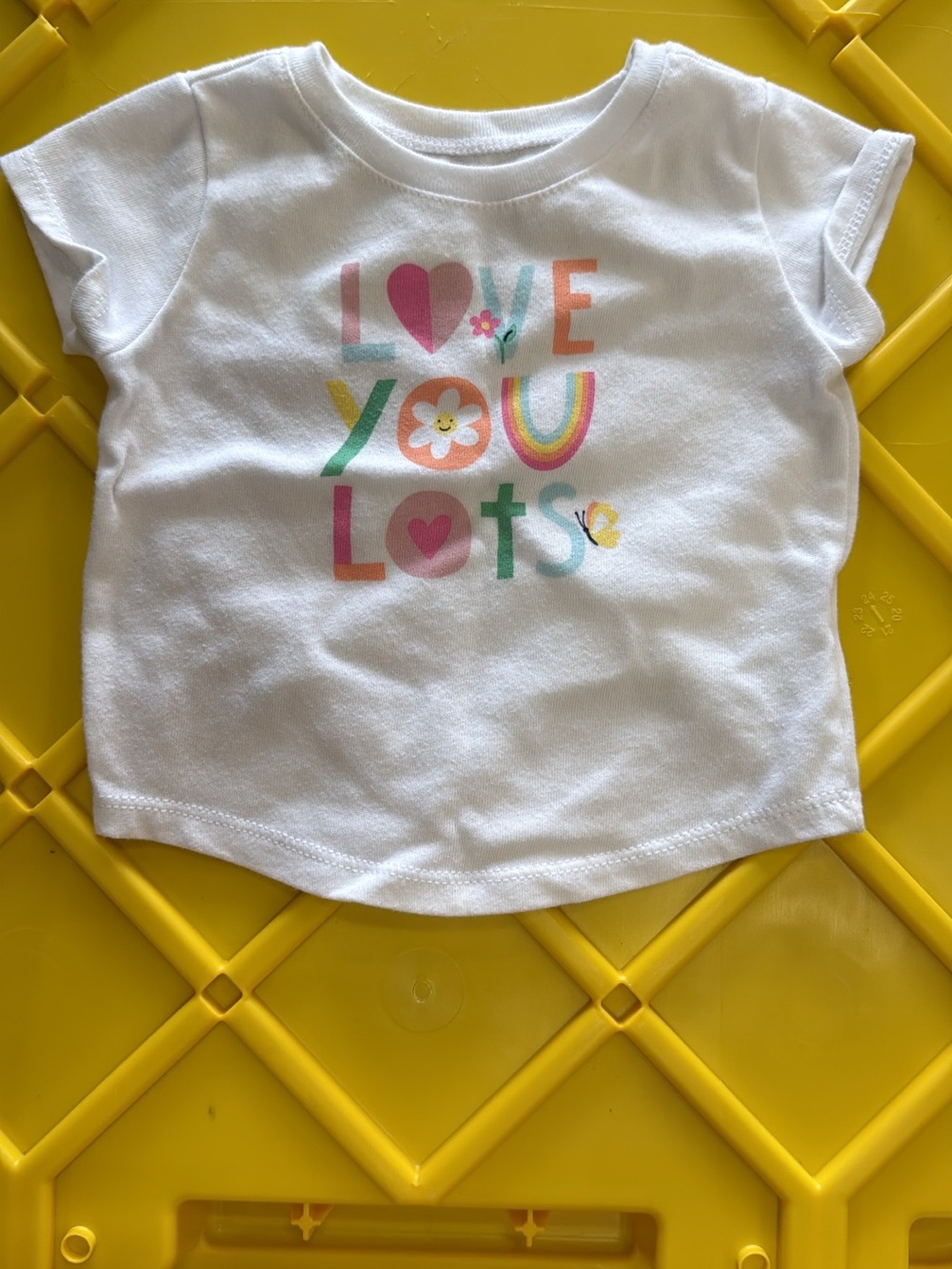 Girls' White 'Love You Lots' Graphic Tee